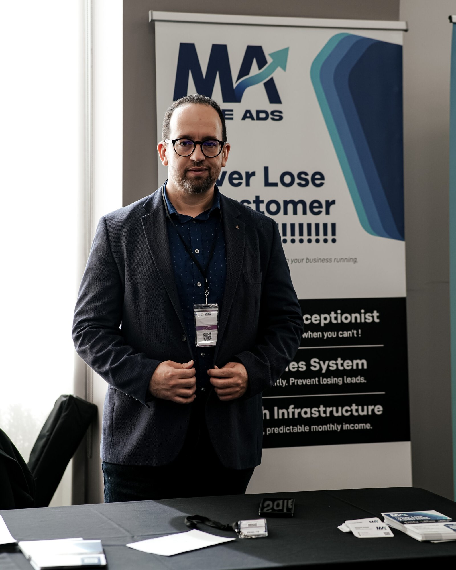 Founder of More Ads at conference